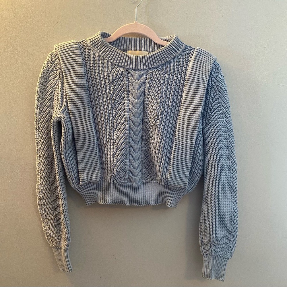 Industry Periwinkle Structured Sweater XS
